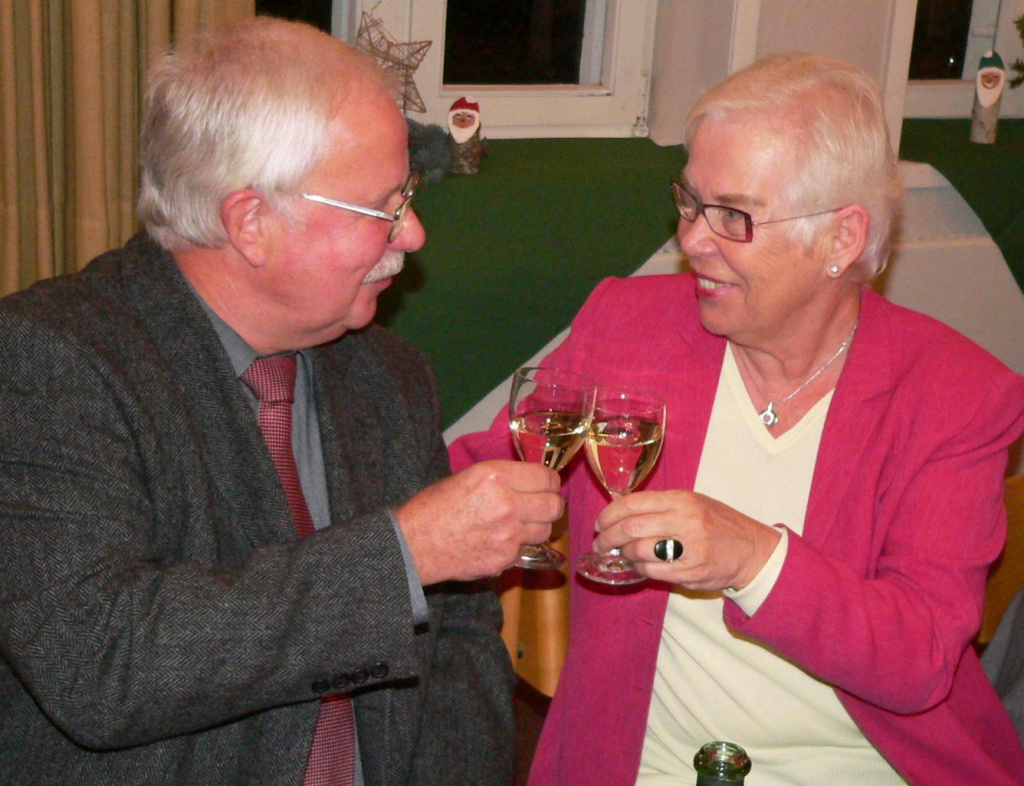 Renate Böhm mit Dieter Schinkel, 2007.