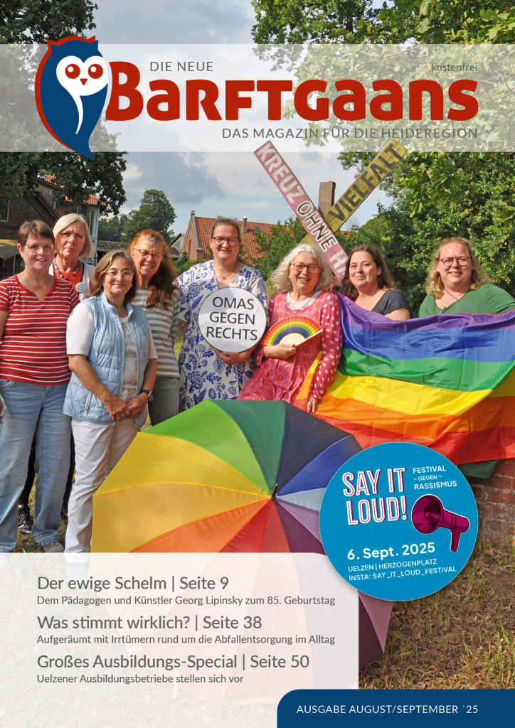 Titelbild der Barftgaans-Ausgabe für September und Oktober 2025