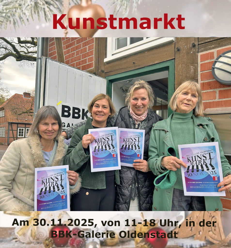 Plakat BBK-Kunstmarkt 30. November 2025