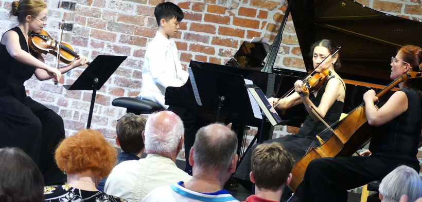 Mozartquartett bei der Sommerakademie in Uelzen